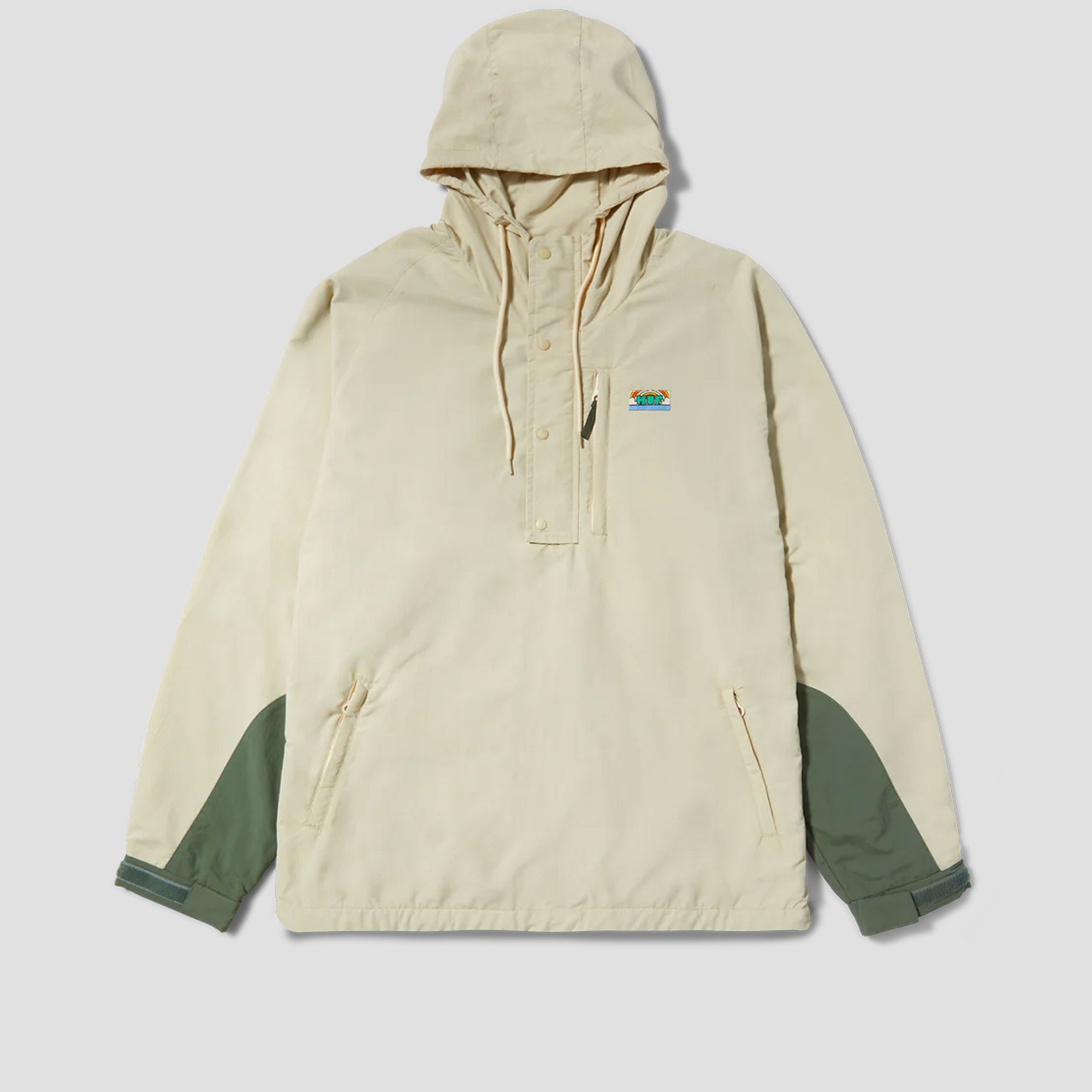 HUF New Day Packable Anorak Cream – Slam City Skates