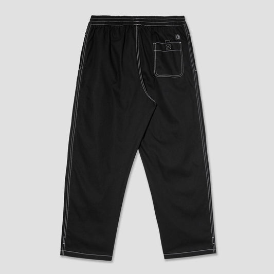 Polar Surf Pants Contrast Black White