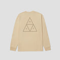 Load image into Gallery viewer, HUF Set Triple Triangle Longsleeve T-Shirt Wheat
