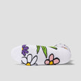 Load image into Gallery viewer, HUF Green Buddy Blossom Sock White
