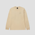 Load image into Gallery viewer, HUF Set Triple Triangle Longsleeve T-Shirt Wheat
