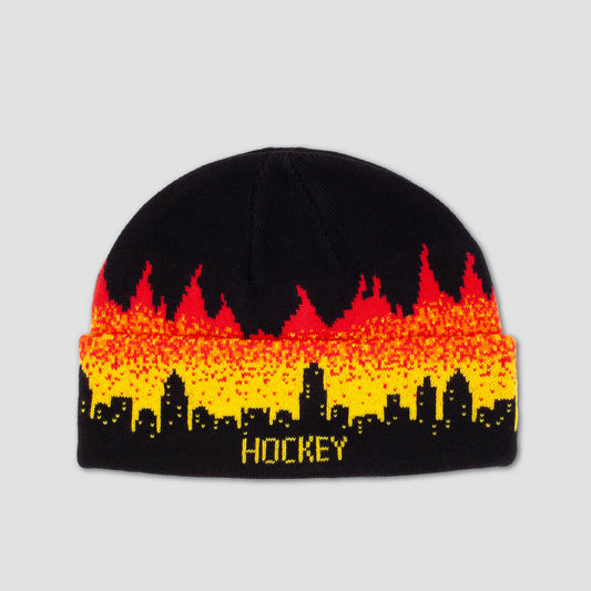 Hockey Lights Out Beanie Black