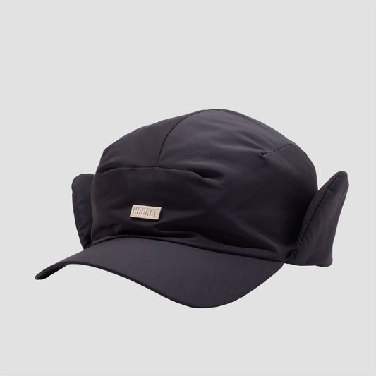 Hockey Ear Flap Cap Black