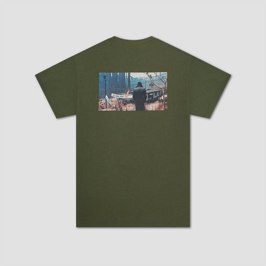 Hockey Welcome Home T-Shirt Army Green