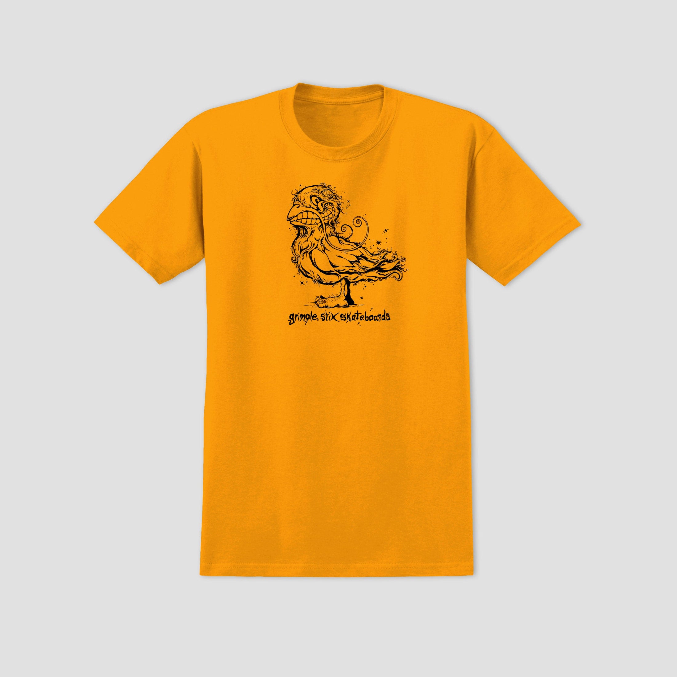 Anti Hero Basic Grimple Pigeon T-Shirt Gold