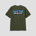 Load image into Gallery viewer, Patagonia P-6 Logo Responsibili T-Shirt Torrey Pine Green
