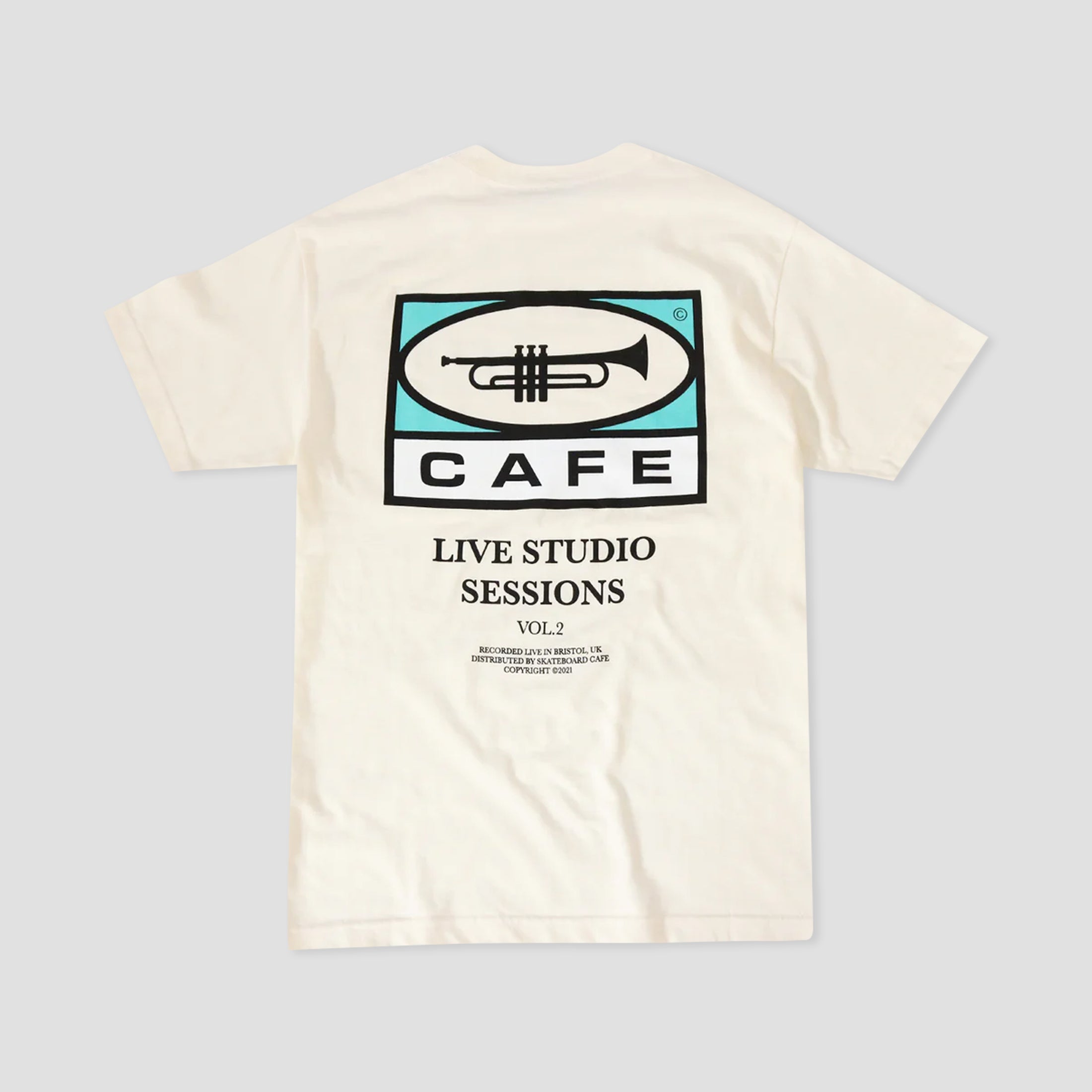 Skateboard Cafe 45 T-Shirt Cream