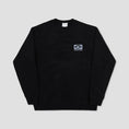 Load image into Gallery viewer, Skateboard Cafe 45 Embroidered Crew Black
