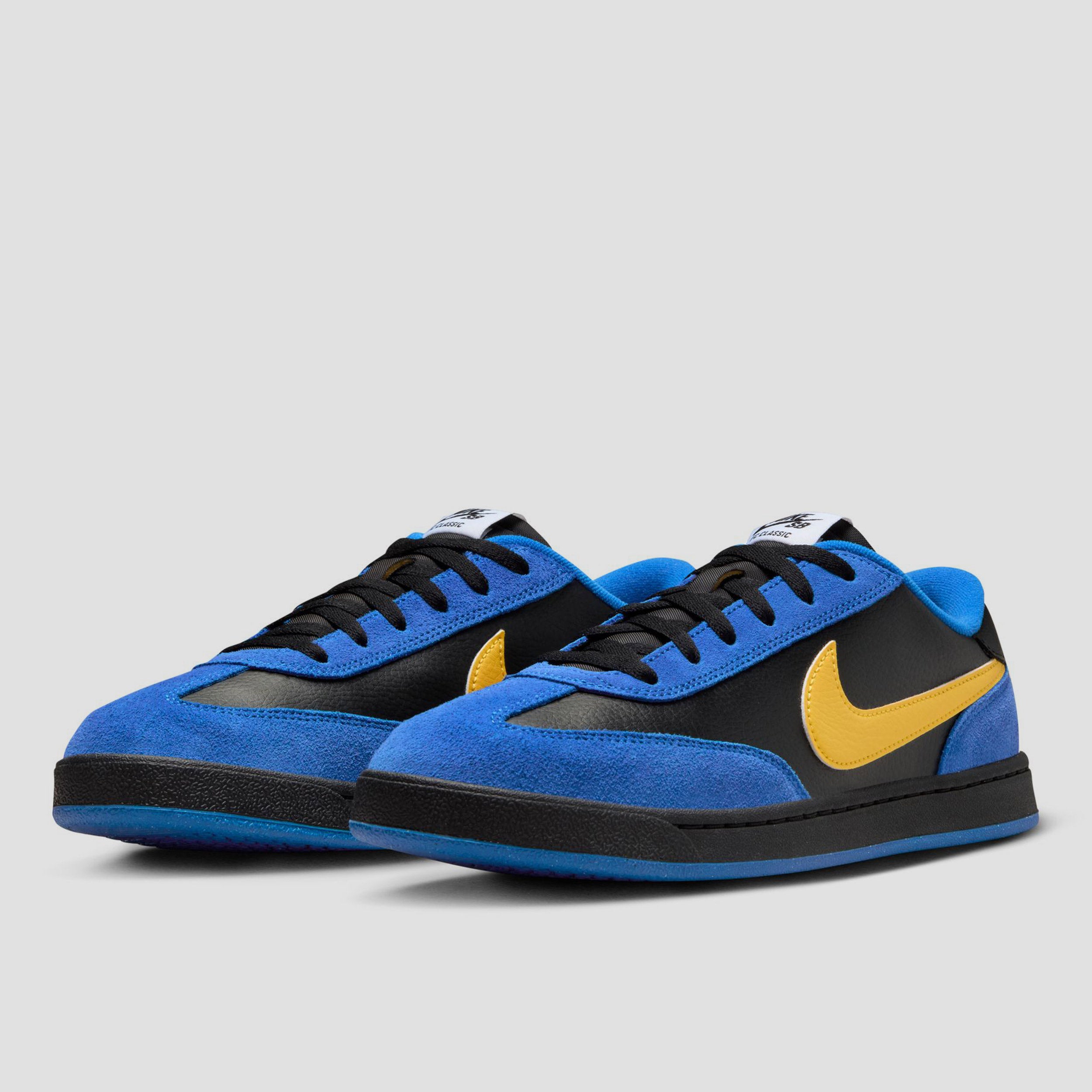 Nike SB FC Classic Skate Shoes Royal Blue Varsity Maize Black White