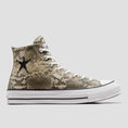 Load image into Gallery viewer, Converse Cons x Stussy Chuck 70 Hi Grey / Black / Egret
