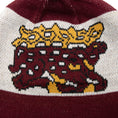 Load image into Gallery viewer, Passport Antler Pom Beanie Maroon/Cream
