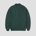 Load image into Gallery viewer, HUF Anton Zip Overdyed Sweater Hunter Green
