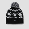 Load image into Gallery viewer, HUF Apres Cuff Pom Beanie Black
