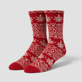 Load image into Gallery viewer, HUF Apres Plantlife Crew Sock Red
