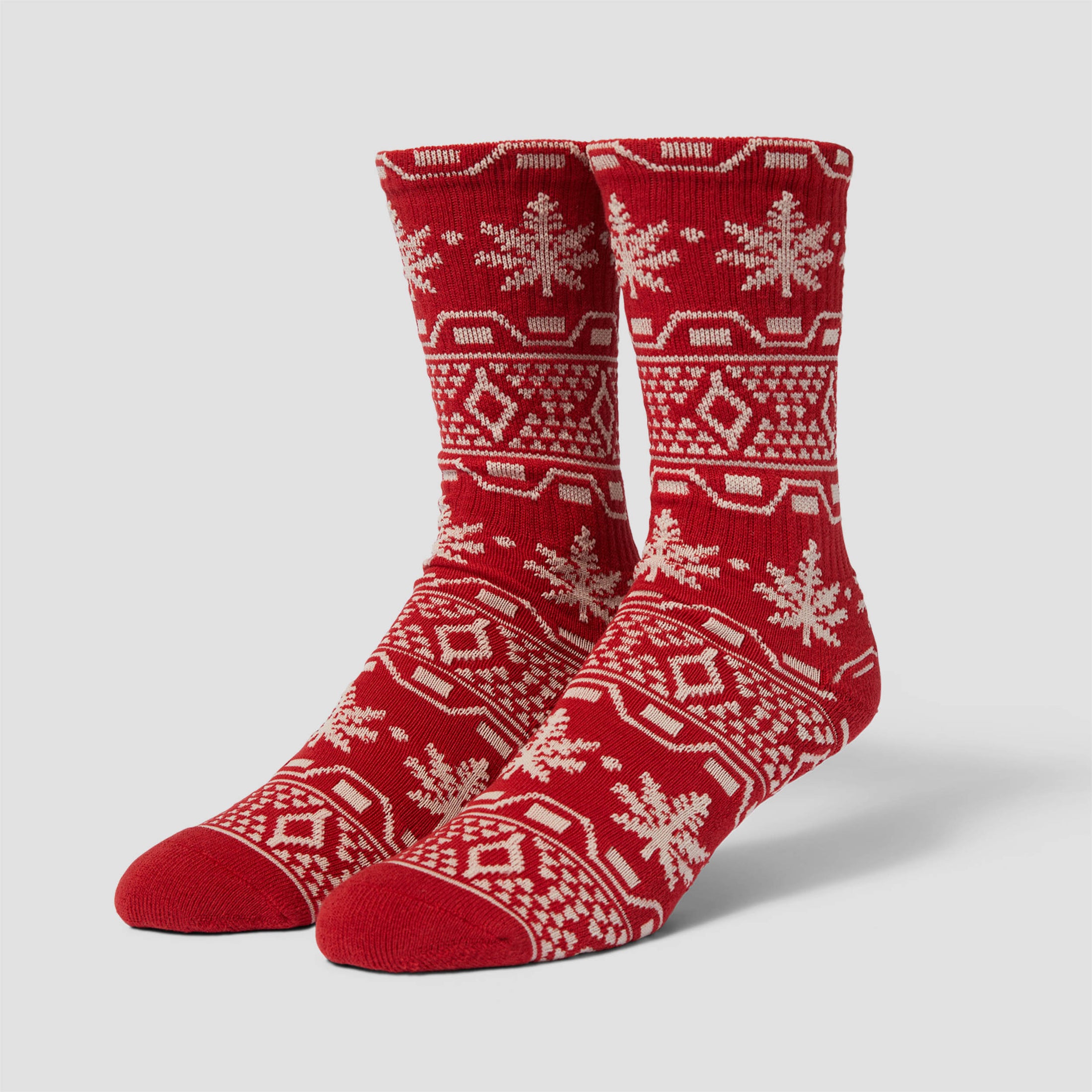 HUF Apres Plantlife Crew Sock Red