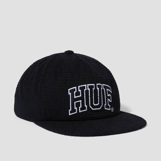 HUF Arch Waffle Cord Cap Black