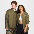 Load image into Gallery viewer, Nike SB Olympic Pack Skate Chore Jacket Medium Olive / White
