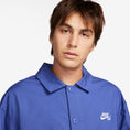 Load image into Gallery viewer, Nike SB Olympic Pack Skate Chore Jacket Astronomy Blue / White
