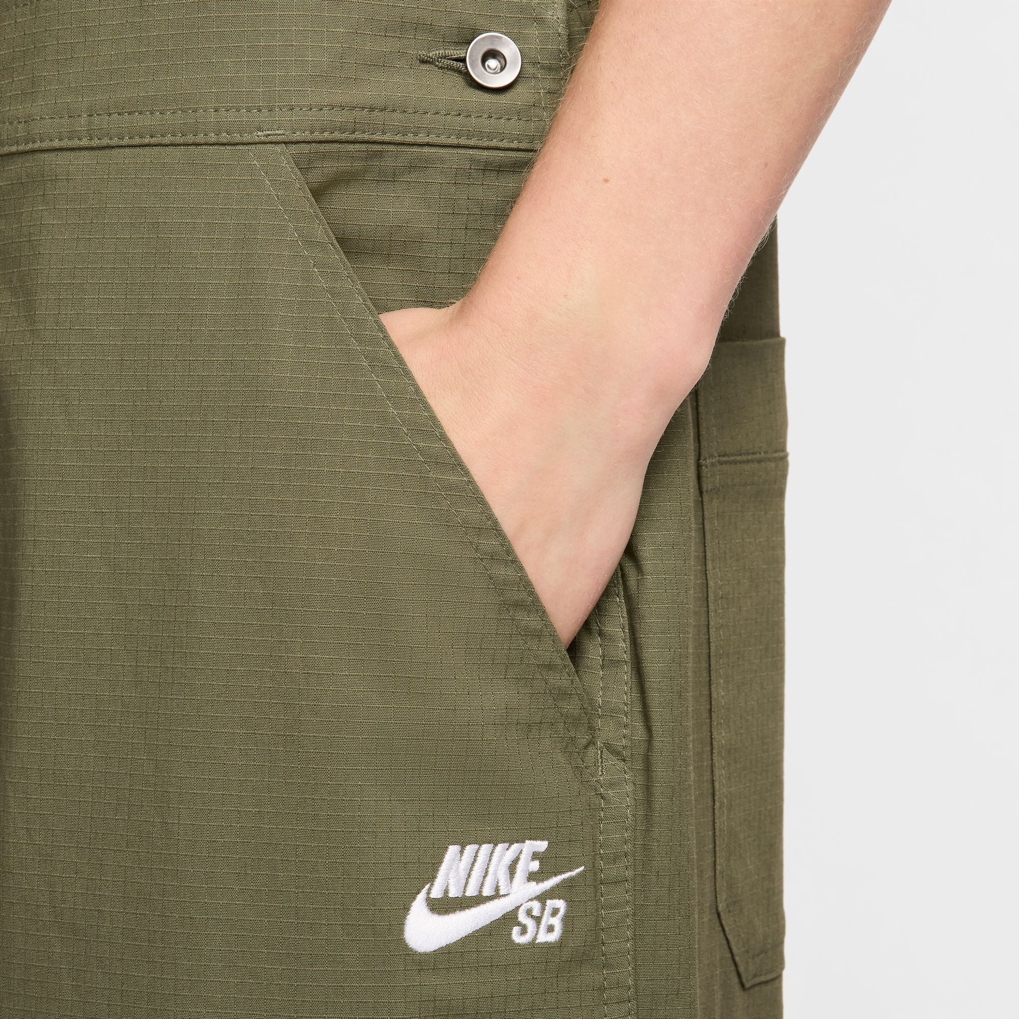 Nike SB Olympic Pack Skate Overalls Medium Olive / White