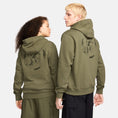 Load image into Gallery viewer, Nike SB Olympic Pack Fleece Pullover Hood Medium Olive / White
