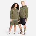 Load image into Gallery viewer, Nike SB Olympic Pack Fleece Pullover Hood Medium Olive / White
