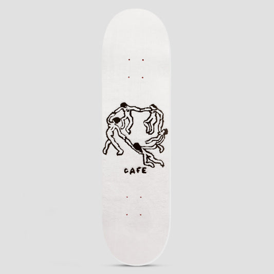 Skateboard Cafe 8.7 Dance Circle by April Rugs Deck White