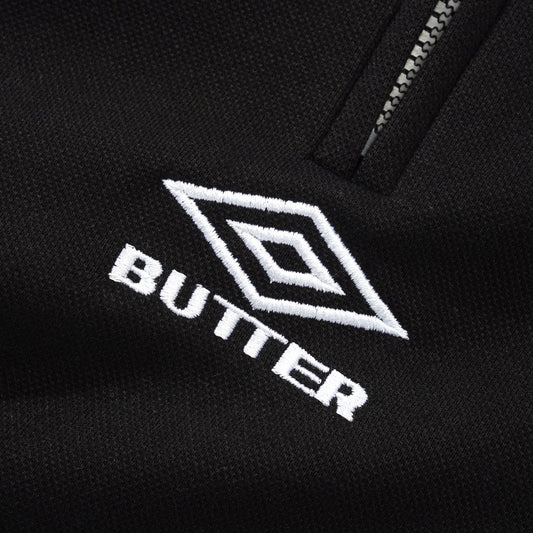 Butter Goods x Umbro Athletica Polo Shirt Black