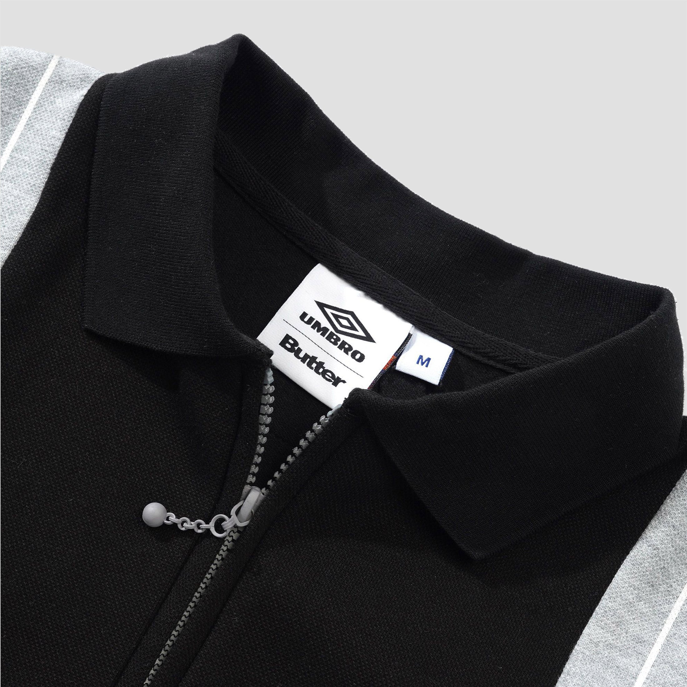 Butter Goods x Umbro Athletica Polo Shirt Black