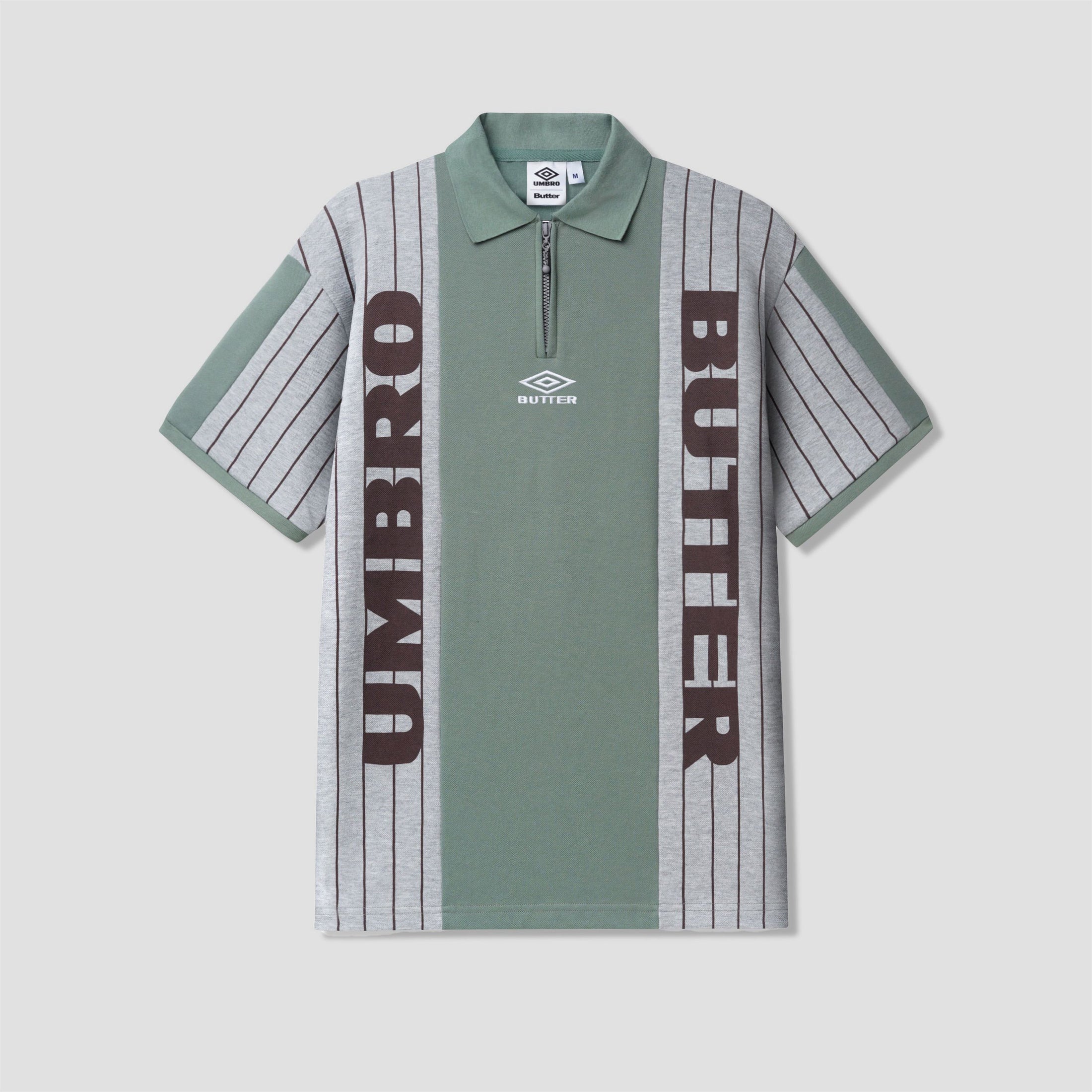 Butter Goods x Umbro Athletica Polo Shirt Sage