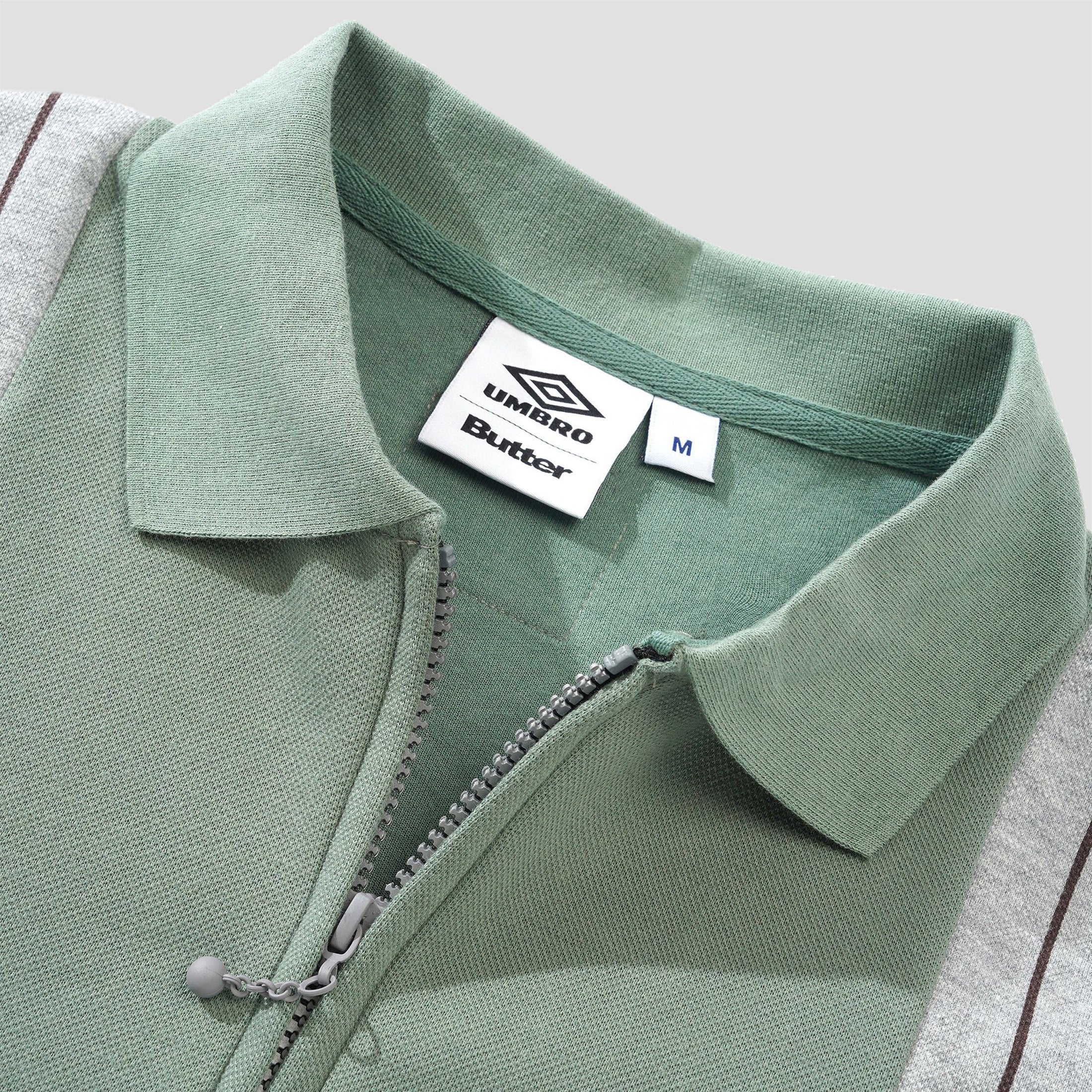 Butter Goods x Umbro Athletica Polo Shirt Sage