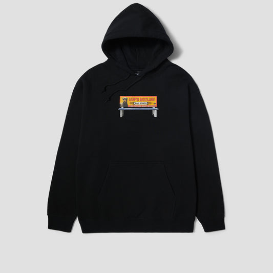 HUF Bail Bonds Pullover Hood Black