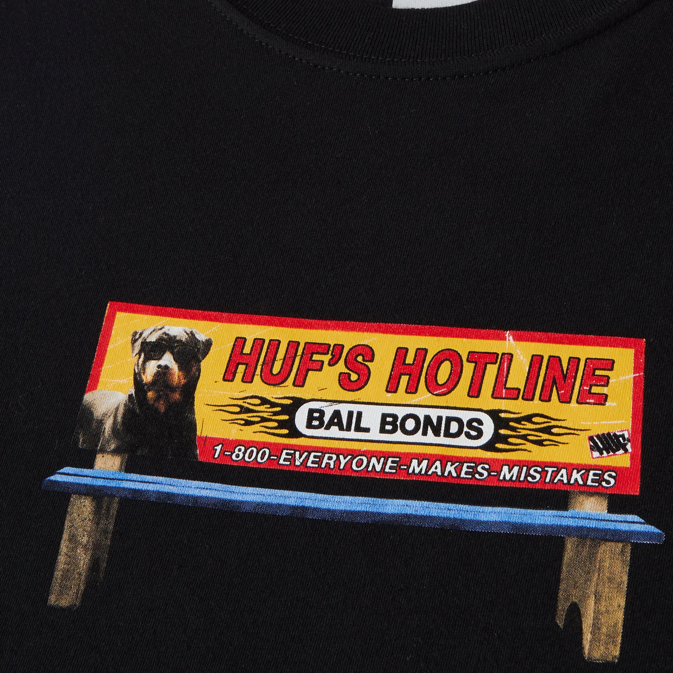 HUF Bail Bonds Shortsleeve T-Shirt Black