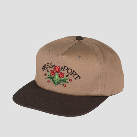 Passport Bloom Workers Cap Choc/Sand