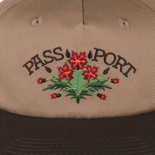 Passport Bloom Workers Cap Choc/Sand