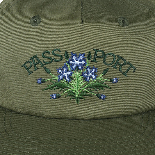 Passport Bloom Workers Cap Military Green