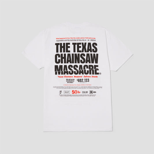 HUF x Texas Chainsaw Massacre Box Office T-Shirt White