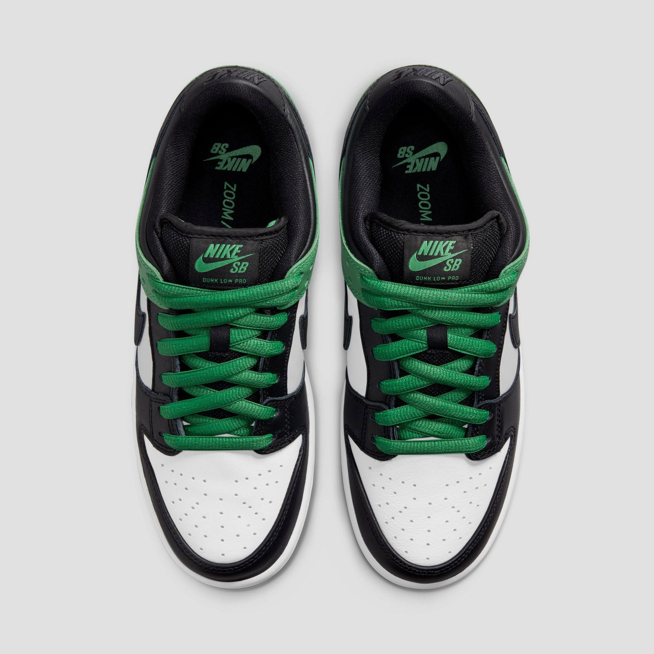 Nike SB Dunk Low Pro Shoes Classic Green / Black - White - Classic Green