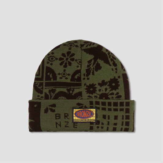 Bronze Azulejo Beanie Olive / Black