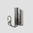 Load image into Gallery viewer, HUF Burner Lighter Sleeve Keychain Silver
