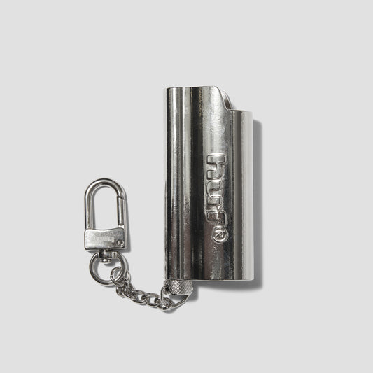 HUF Burner Lighter Sleeve Keychain Silver