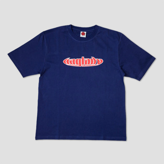 Baglady Warp Logo T-Shirt Navy