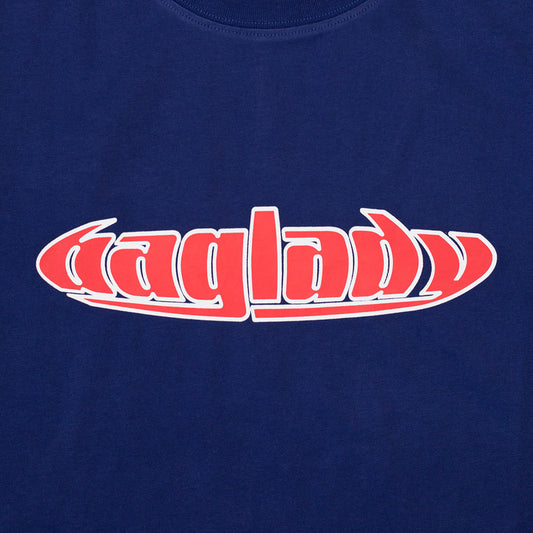 Baglady Warp Logo T-Shirt Navy