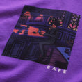 Load image into Gallery viewer, Skateboard Cafe Barfly T-Shirt Purple
