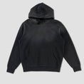 Load image into Gallery viewer, Welcome Bat Logo Enzyme Washed Custom Sun Fade Hood Black
