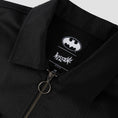 Load image into Gallery viewer, Welcome Gotham Longsleeve Twill Work Shirt With Back Patch Black
