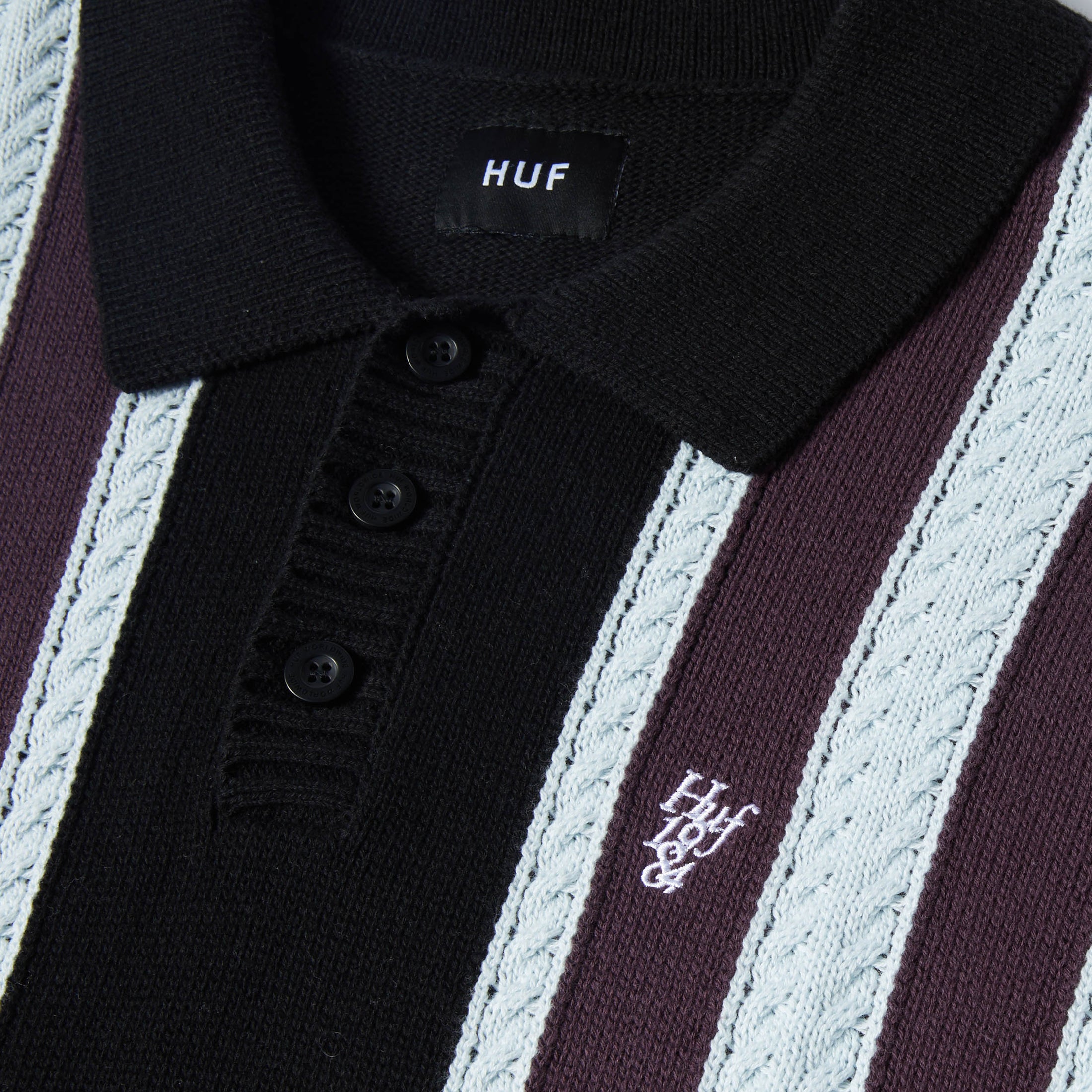 HUF Cambridge Crew Black