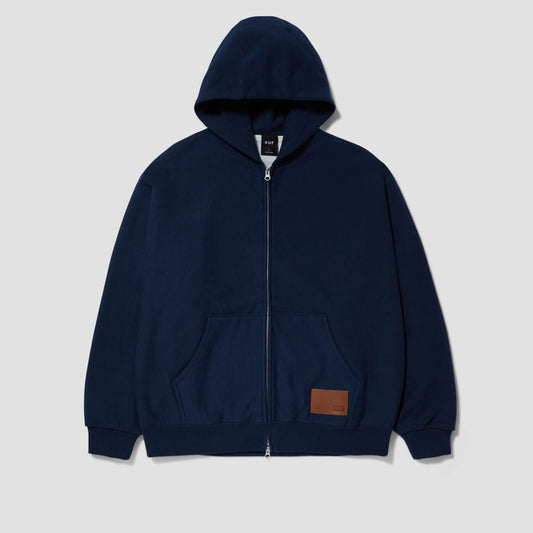 HUF Carrington Thermal Lined Fleece Crew Navy