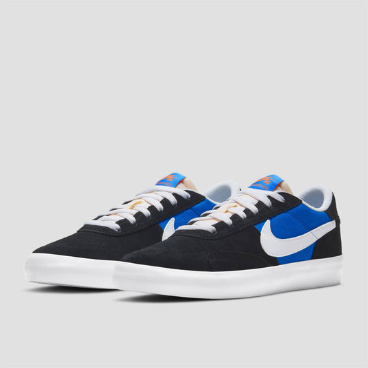 Nike SB Heritage Vulc Skate Shoes Black / White / Signal Blue / Safety Orange