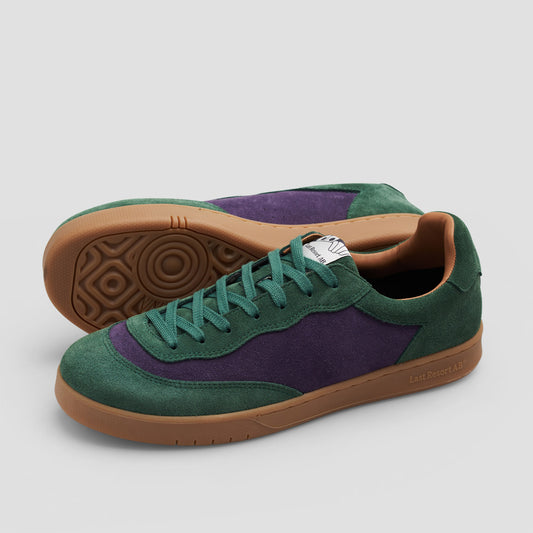 Last Resort AB CM001 Suede Skate Shoes Elm Green / Loganberry / Gum
