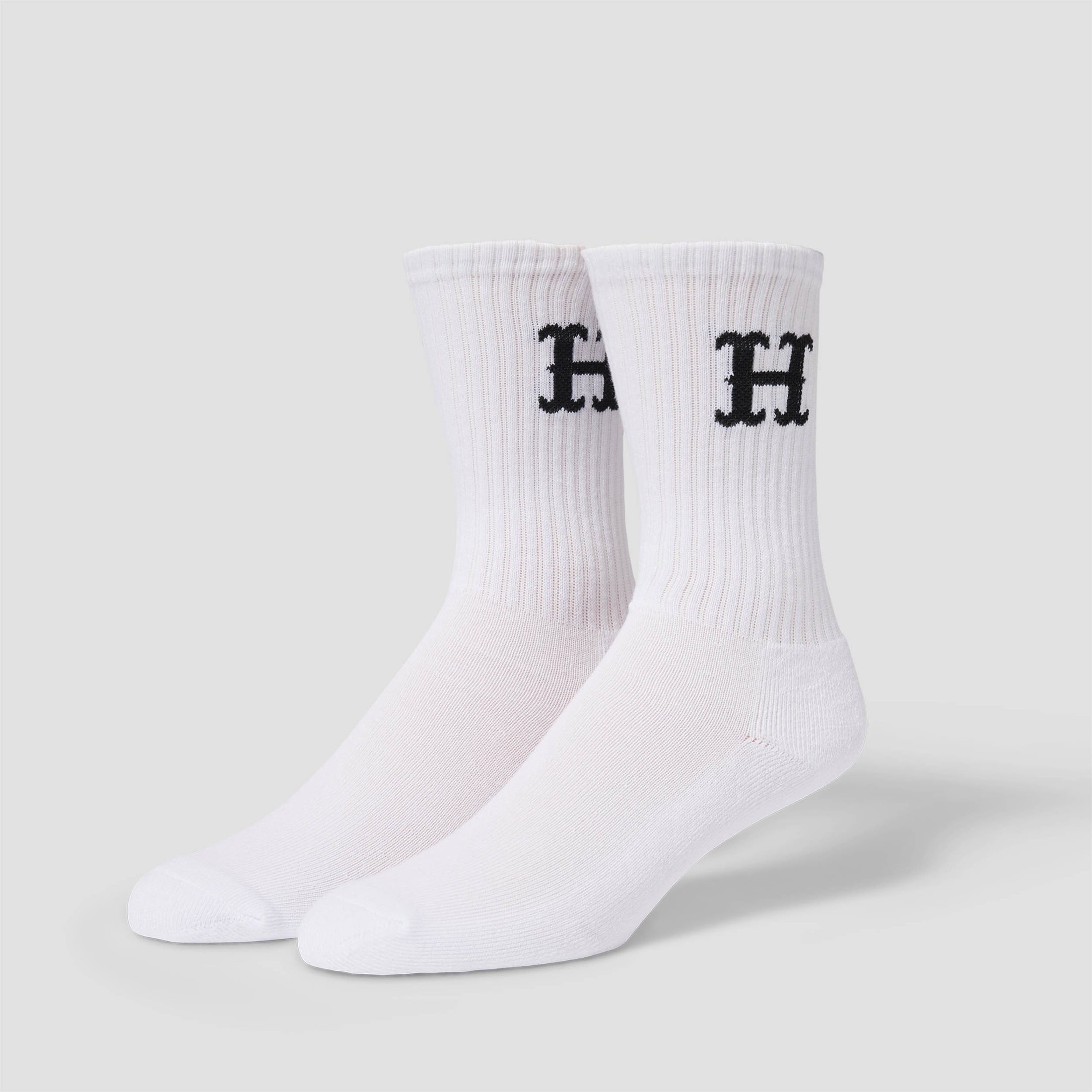 HUF Core 3 Pack Crew Sock Black / White